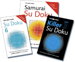 Our first 3 Sudoku books produced for The Times newspaper