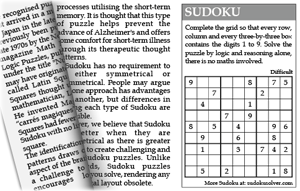 Prize Sudoku - Newspaper and Magazine Syndication